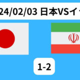 サッカー日本代表 イラン戦